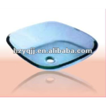 Zhejiang hangzhou 10 мм до 12 мм однослойная квадратная прозрачная стеклянная раковина стеклянная чаша